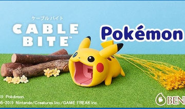 皮卡丘和柯比推出苹果充电器保护套张大嘴太可爱