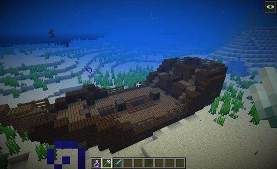 我的世界哪里有沉船？ 沉船中战利品详解