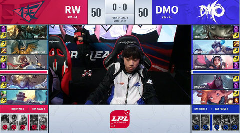 DMO觉醒爆发，上演让一追二，客场拿下RW