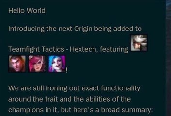 云顶之奕7.31【版本更新】新地区海克斯及新英雄卡蜜尔蔚杰斯金克丝