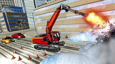雪地挖掘机救援行动 1.0 安卓版