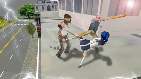 樱花女孩打流氓 1.0.1 安卓版