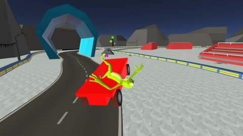 沙雕青蛙坐车 1 安卓版