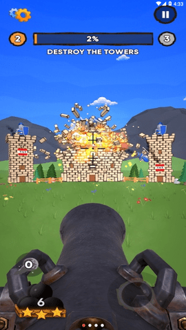 加农炮轰炸模拟器 1.2.2 安卓版