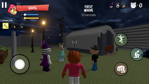 小猪大战警笛头和卡通猫 3.0 安卓版