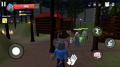 小猪大战警笛头和卡通猫 3.0 安卓版