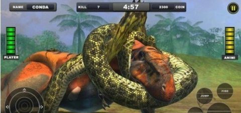 蟒蛇大战霸王龙 2.0 安卓版