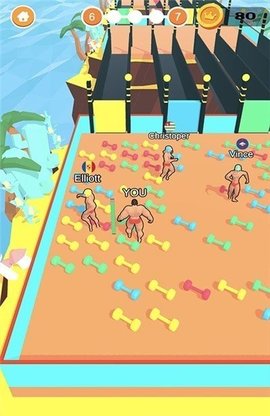 肌肉男推墙 3 安卓版