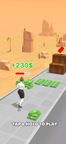 跑酷捡钱游戏 0.0.1 安卓版