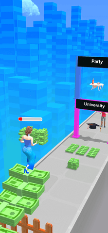 跑酷捡钱游戏 0.0.1 安卓版