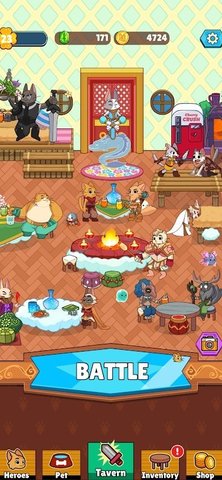 点击猫空闲英雄 1.0.0.8 安卓版