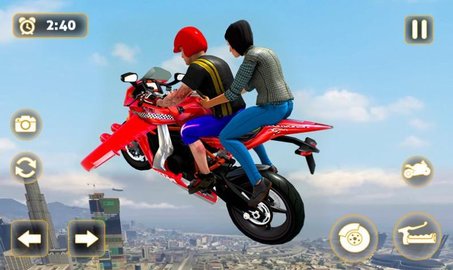 飞行摩托车出租车驾驶(Flying Motorbike Taxi Driving) 1.0.4