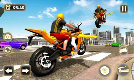 飞行摩托车出租车驾驶(Flying Motorbike Taxi Driving) 1.0.4