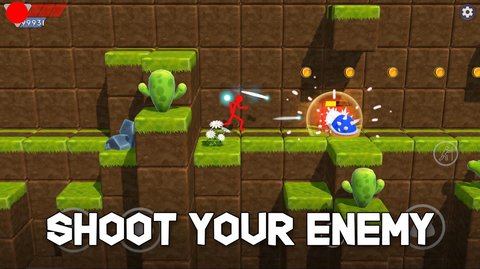 红蓝火柴人大冒险(Stickman Adventure 3D) 1.1.0 安卓版