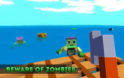 方块人木筏求生（Zombie Raft） 1.6 安卓版