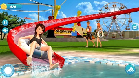 水上公园滑梯竞速(Water Park Racing Kids) 1.0.4 安卓版