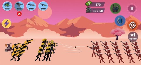 火柴人战争一场模拟器（Stickman World War） 1.23 安卓版