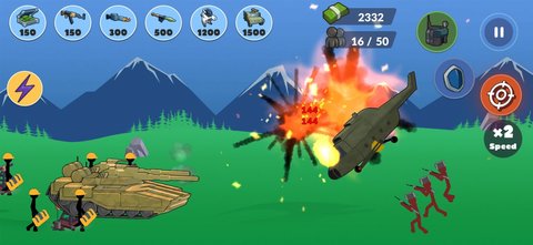 火柴人战争一场模拟器（Stickman World War） 1.23 安卓版