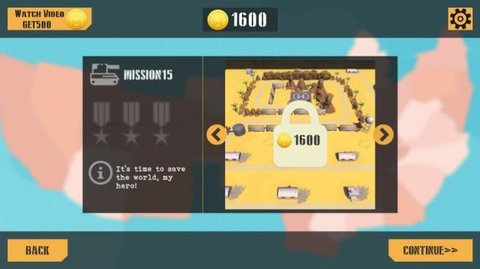 坦克英雄沙漠之狐行动（Tank Hero:Desert Fox） v2.1 安卓版