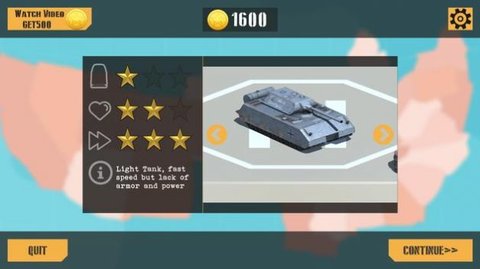 坦克英雄沙漠之狐行动（Tank Hero:Desert Fox） v2.1 安卓版