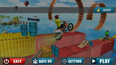 大型自行车特技比赛（Mega Bikes Stunt Racing） v1.4 安卓版