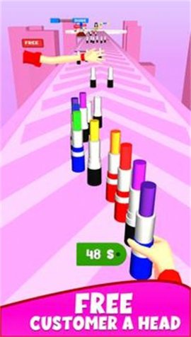 口红堆栈跑者（Lipstick Multi Shade Runner） v0.05 安卓版
