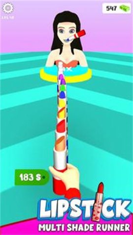 口红堆栈跑者（Lipstick Multi Shade Runner） v0.05 安卓版