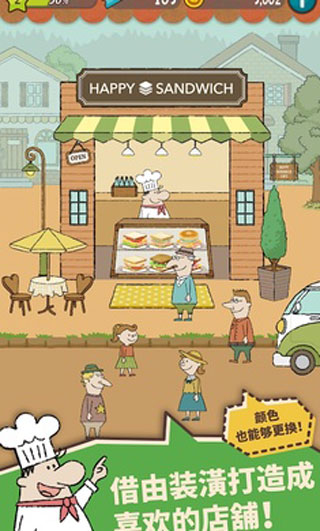 可爱的三明治店游戏