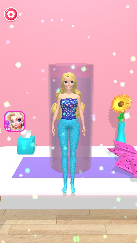 惊喜变色盲盒娃娃游戏