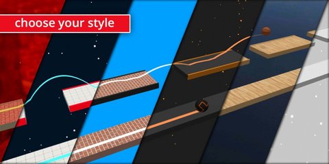 红色球球跑酷游戏