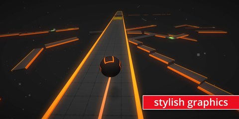 红色球球跑酷游戏