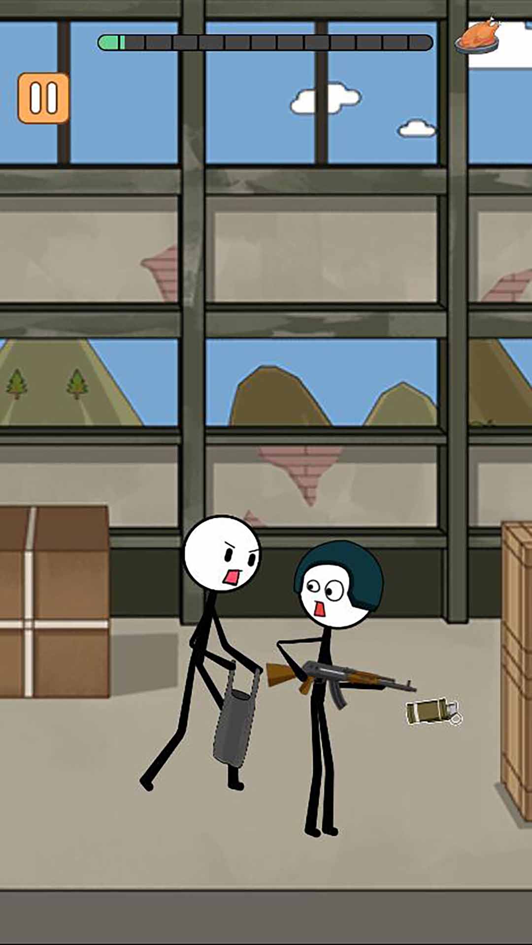 火柴人吃鸡大冒险游戏