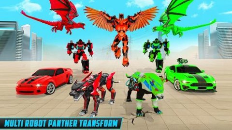 黑豹机器人警车（Panther Robot Transform）