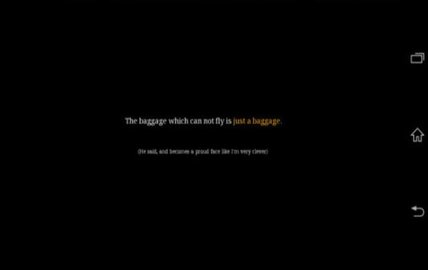 无法飞行的行李