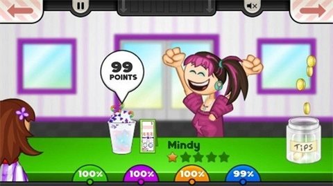 老爹冰淇淋店游戏