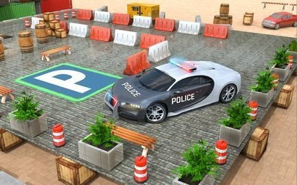 警车停车场学校(Police Car Parking)