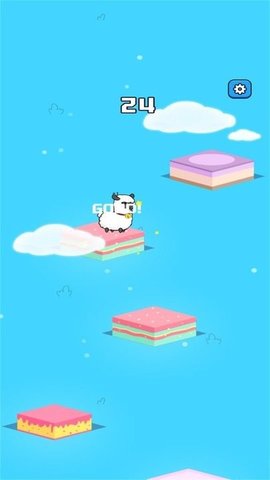 咩咩向上爬游戏