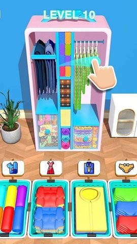 收纳整理衣柜(RestockClosetOrganizerGames)