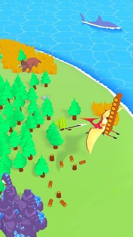 砍伐木材迪诺岛（Craft Lumber: Dino Island）