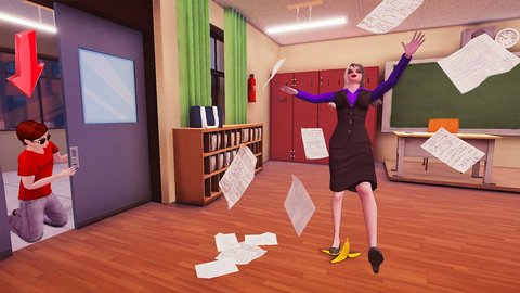 动漫惊悚学校教师(Anime Scary School Teacher 3D)