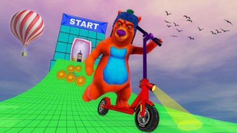 滑板车赛车冒险 （Scooter Racing Adventures）