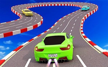 不可能的空中轨道挑战（Ramp Car Stunts Adventure Car Racing Games）