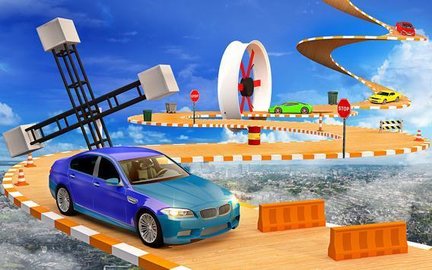 不可能的空中轨道挑战（Ramp Car Stunts Adventure Car Racing Games）