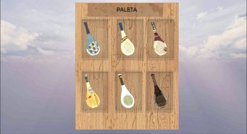 前墙球拍（Paleta Fronton）