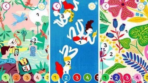 2023数字填色游戏大全