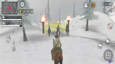 牛仔生存马术射击