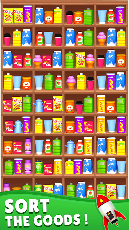 商品分拣3d匹配(Goods Sorting 3D Matching Game)