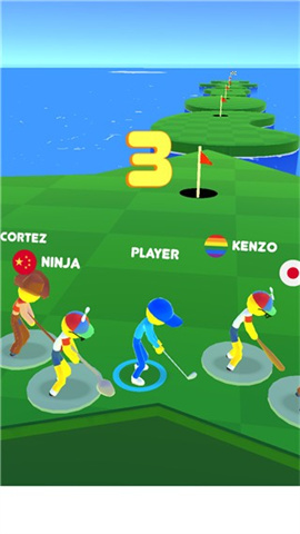 高尔夫比赛(Golf Race)