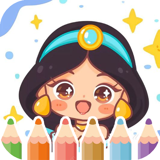 芭比公主绘画本