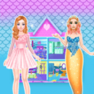 公主美人鱼娃娃屋（Princess and mermaid Doll House）